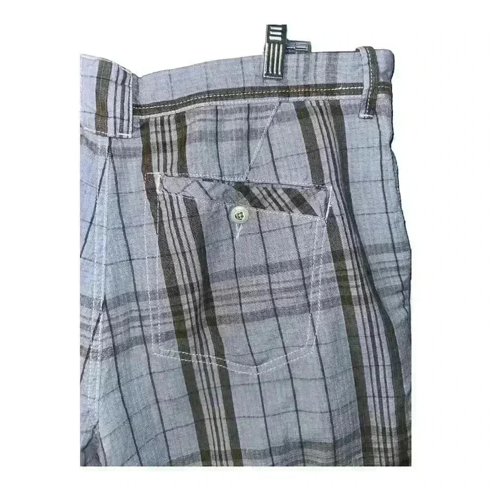 Tommy Bahama Mens Relax Blue Plaid Shorts, Size 38